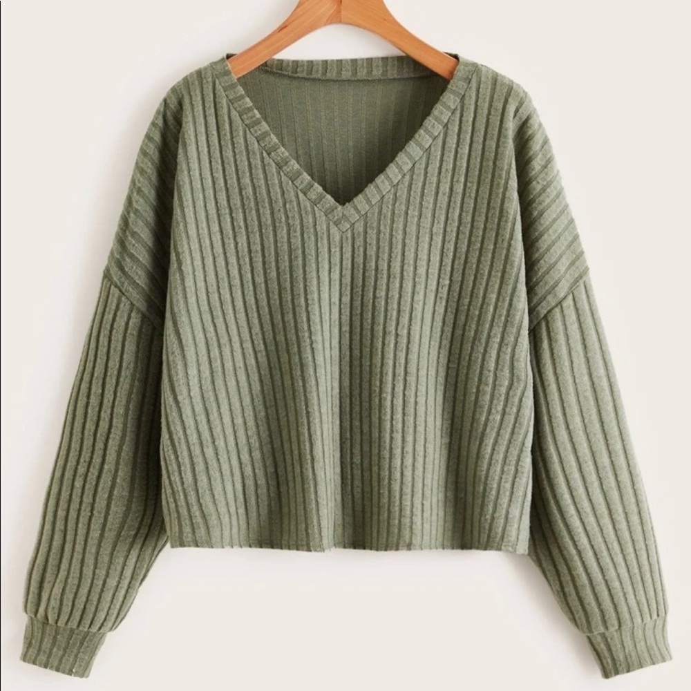 Olive Fall Sweater